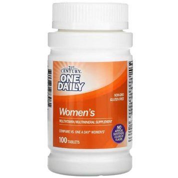 Витамины для девушек 21st Century One Daily Women's (100 таблеток.) 0308002 фото