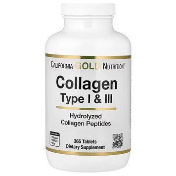Колаген California Gold Nutrition Collagen Type 1 & 3 (365 таблеток.) 1302015 фото
