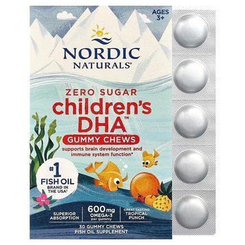 Омега 3 для дітей Nordic Naturals Children's DHA Gummy Chews 600 mg (30 жувальних цукерок.) 0501039 фото