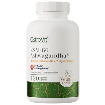 Витамины OstroVit KSM-66 Ashwagandha (120 капсул.) 0203012 фото