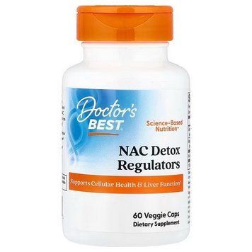 Активное долголетие Doctor's Best NAC Detox Regulators (60 капсул.) 0201022 фото