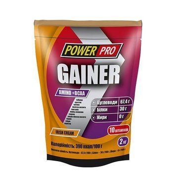 Гейнер Power Pro GAINER (30% білка)(2000 грам.) 0701013 фото