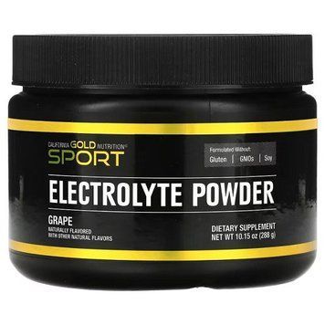 Післетренувальний комплекс California Gold Nutrition Electrolyte Powder (288 грам.) 1501008 фото
