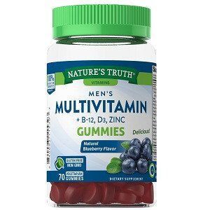 Витамины для мужчин Nature's Truth Men's Multivitamin + B-12, D3, Zinc(вкус черника)(70 жевательных таблеток.) 0307012 фото