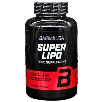 Жироспалювач Biotech USA Super Lipo (120 таблеток.) 1101008 фото