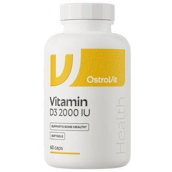 Вітаміни OstroVit Vitamin D3 2000 IU (60 капсул.) 0304049 фото