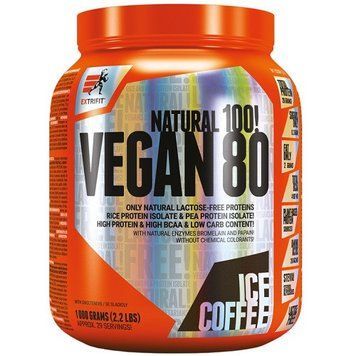 Протеин Extrifit Vegan 80 Natural 100% (1000 грамм.)(ШОКОЛАД) 0805003-1 фото