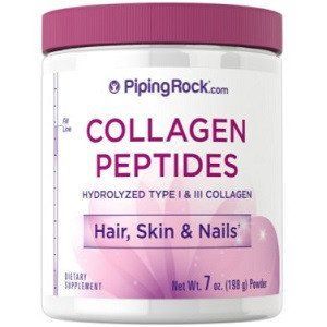 Колаген Piping Rock Collagen Peptides Hydrolyzed Type I & III Collagen (198 грам.) 1302041 фото