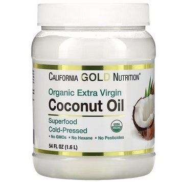 Кокосова олія California Gold Nutrition Coconut Oil (1600 мл.) 0213001 фото