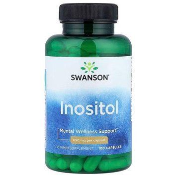 Вітаміни Інозитол Swanson Inositol 650 mg (100 капсул.) 0302051 фото