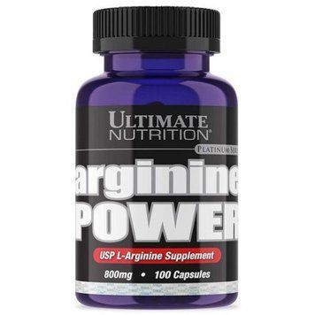 Аргинин Ultimate Nutrition Arginine Power 800 mg (100 капсул.) 1401032 фото