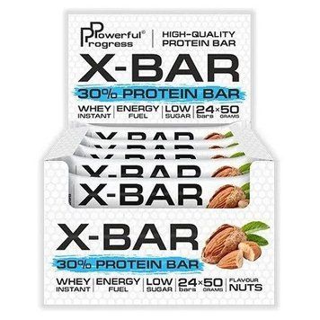 Протеїнові батончики Powerful Progress X-Bar 30% Protein Mega Pack (24 шт. по 50 грамм.) 0901006 фото